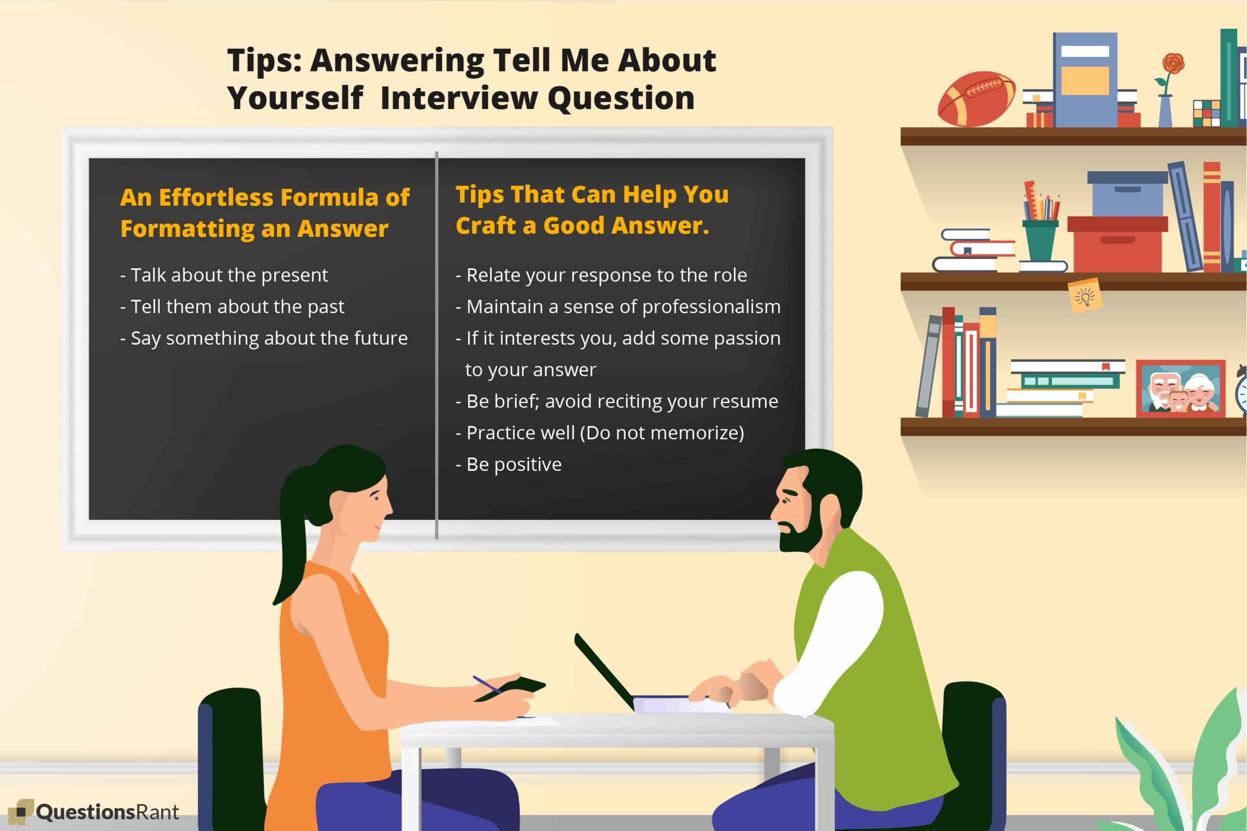 Tell Me About Yourself Interview Question And Best Answers QuestionsRant